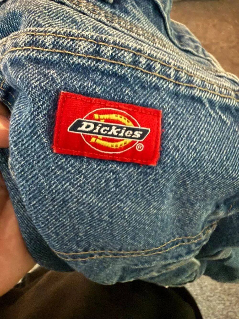 Dickies Carpenter Work Jeans Denim Blue Mens 42x30